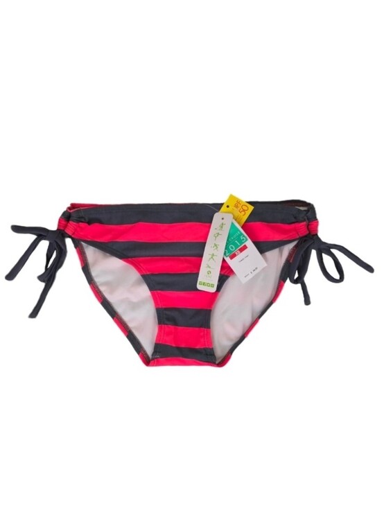 next Other - next Bikini Bottoms Striped Side Tie Pink Size XS